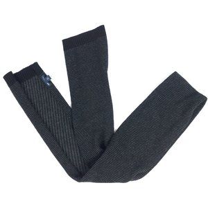 Gap Mens 100% Merino Wool Scarf Black 72" Grey
